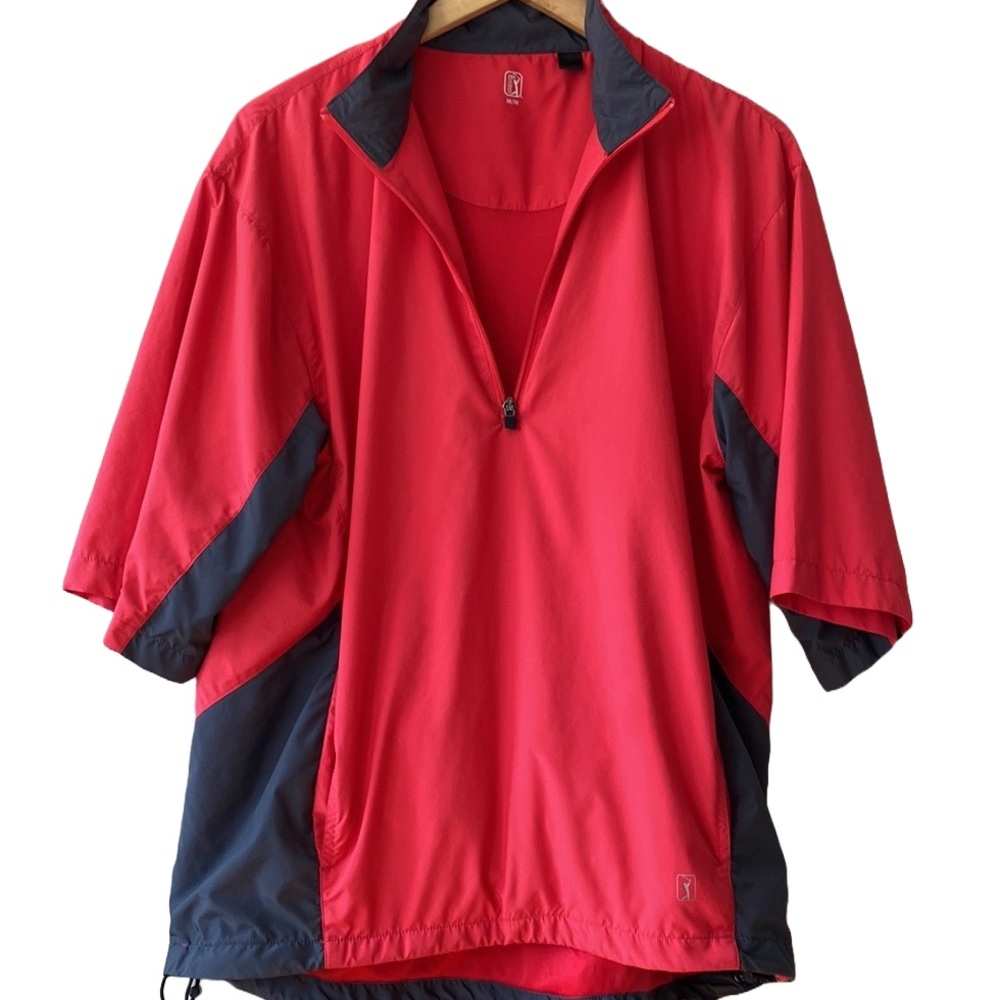 PGA Tour Golf Windbreaker Jacket Size Medium